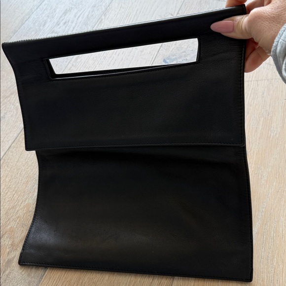 Elegant Black lancel clutche